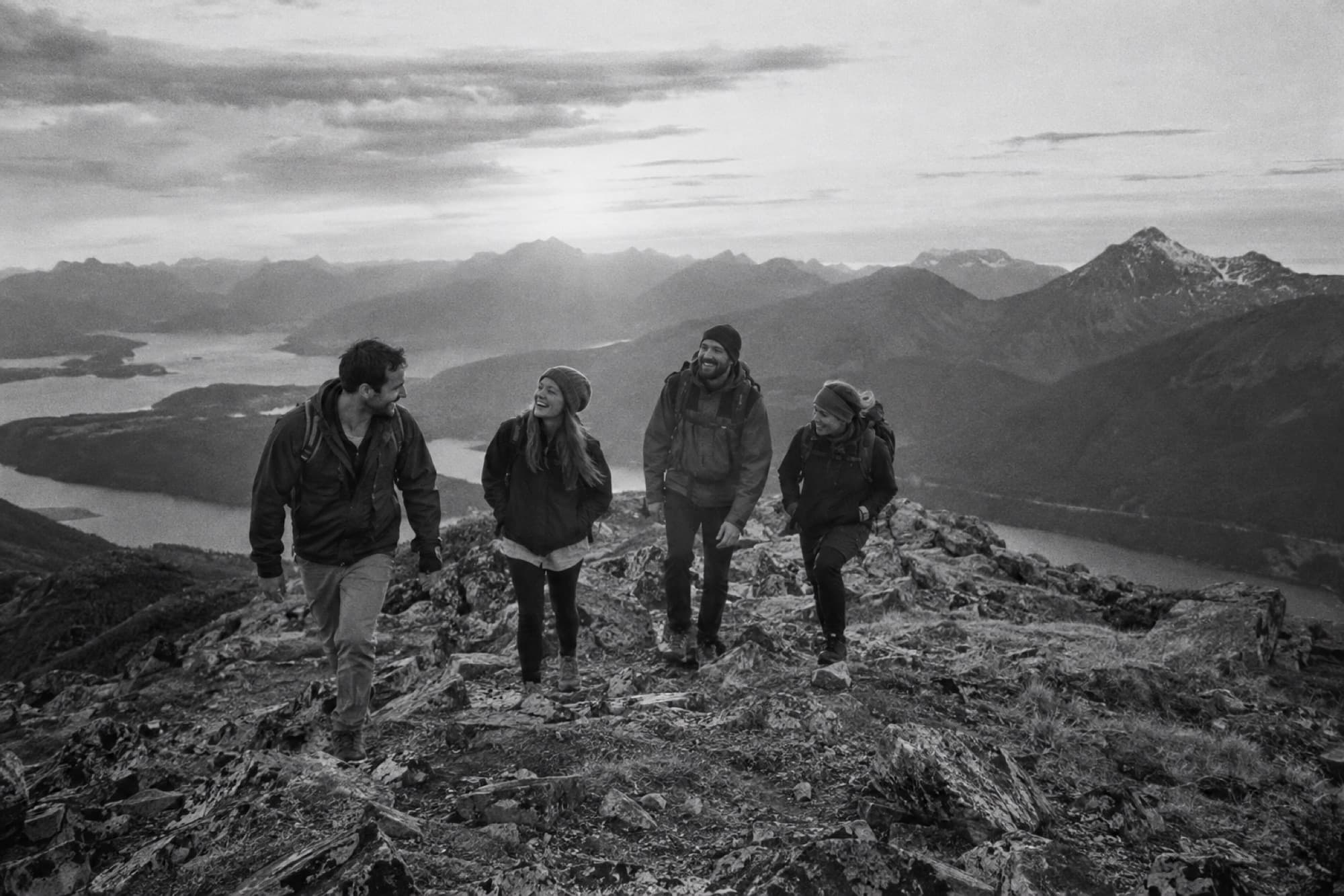 Illustrative mountain journey